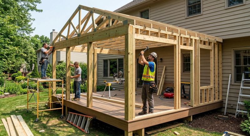 Deck Enclosure Installation in Asheville, NC