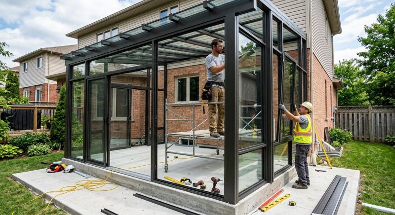 Enclosed Patio Installation in Knoxville, TN
