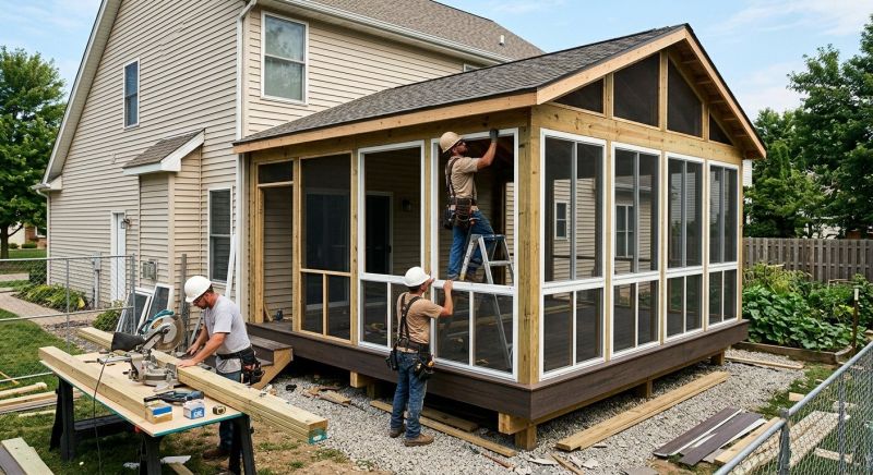 Enclosed Porch Construction in Cincinnati, OH