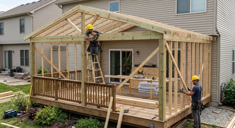 Deck Enclosure Installation in Asheville, NC