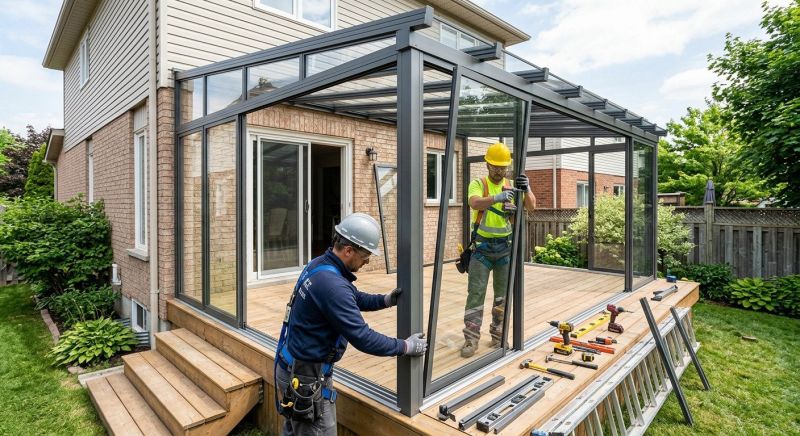 Deck Enclosure Installation in Boulder, CO