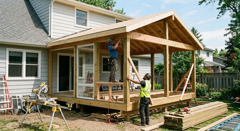 Enclosed Deck Installation in Knoxville, TN