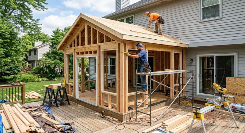 Four Season Room Installation in Knoxville, TN
