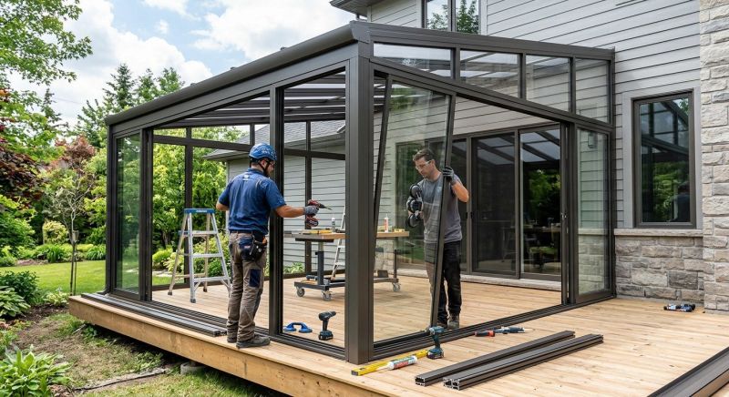 Patio Enclosure Installation in Arvada, CO