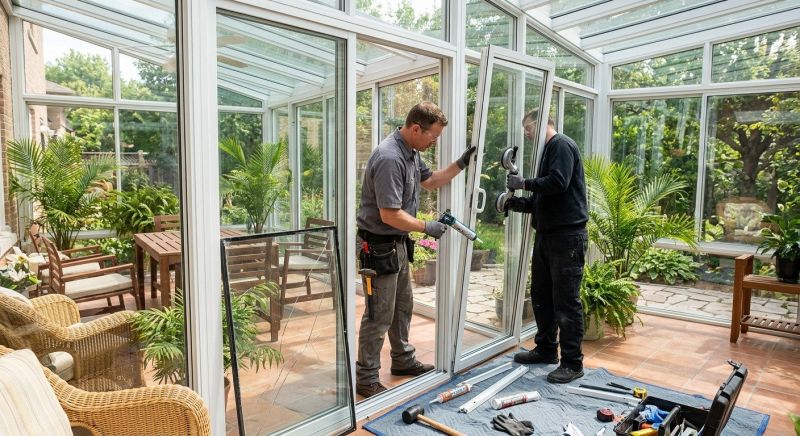 Sunroom Glass Repair in Asheville, NC